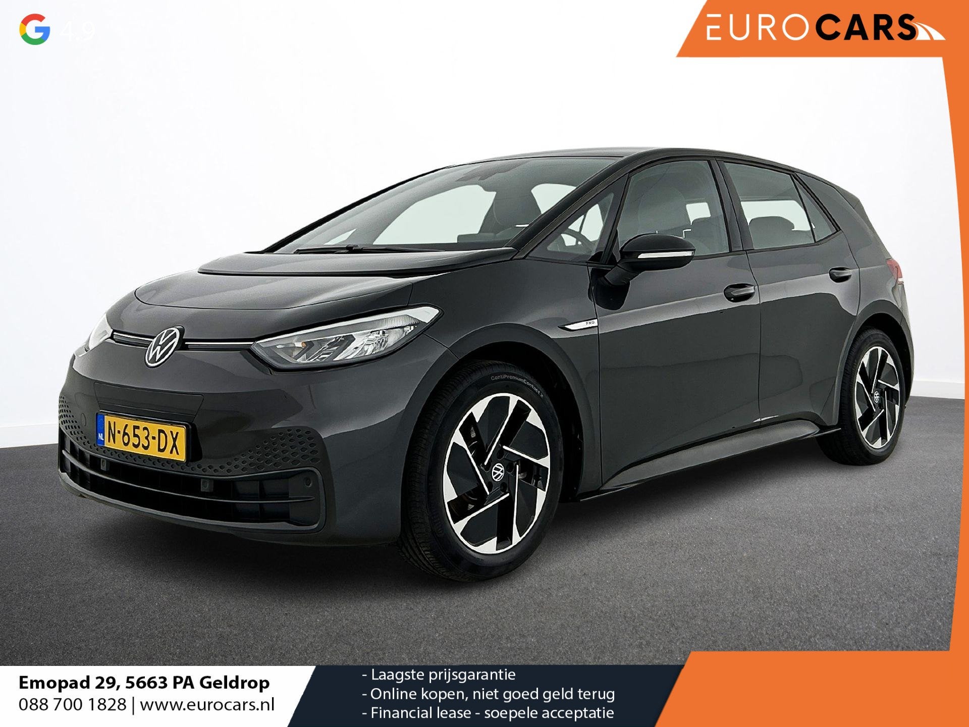 Volkswagen ID.3 Life 58 kWh Airco Full LED Navigatie Carplay, Auto's, Volkswagen, Automaat, Gebruikt, 375 min, ID.3