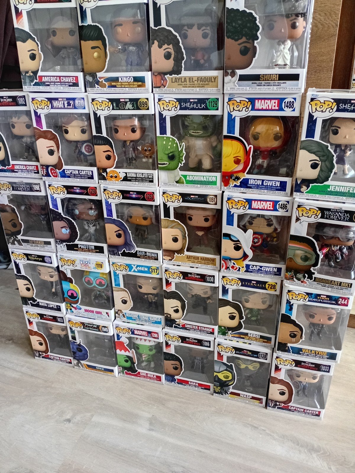 Grote collectie Funko Pop! figuren - Bijna alleen Marvel, Ophalen of Verzenden, Zo goed als nieuw