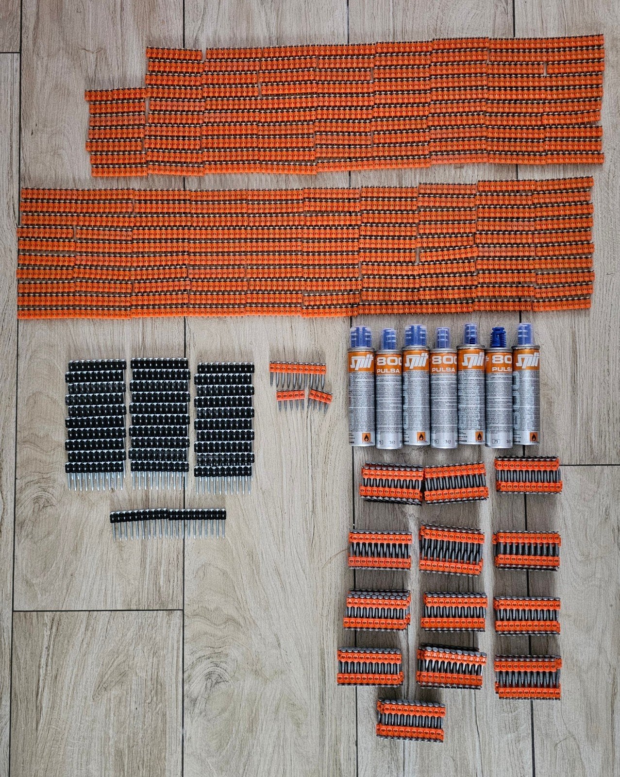 SPIT Pulsa 3400 nagels HC6/C6 + 6 gaspatronen, Doe-het-zelf en Verbouw, Ophalen of Verzenden, Nieuw