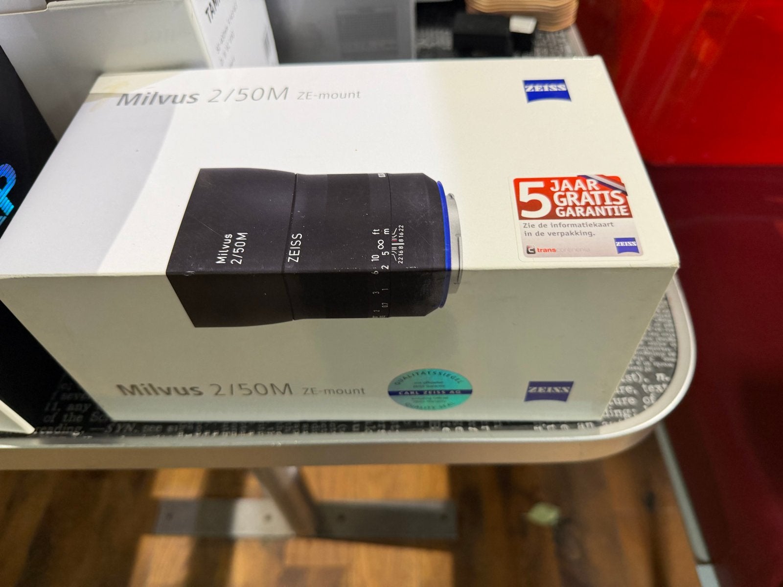 Zeiss Milvus 2/50M ZE-mount ef objectief in Nieuwstaat, Ophalen of Verzenden, Zo goed als nieuw, Zeiss, Macrolens