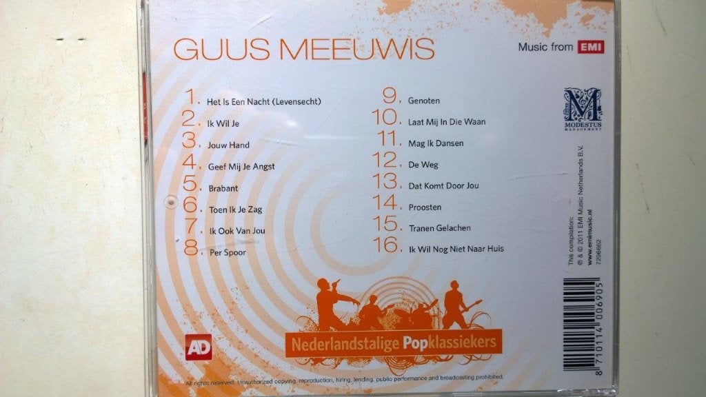 Guus Meeuwis - Nederlandstalige Popklassiekers, Ophalen of Verzenden, Zo goed als nieuw, Pop, Album