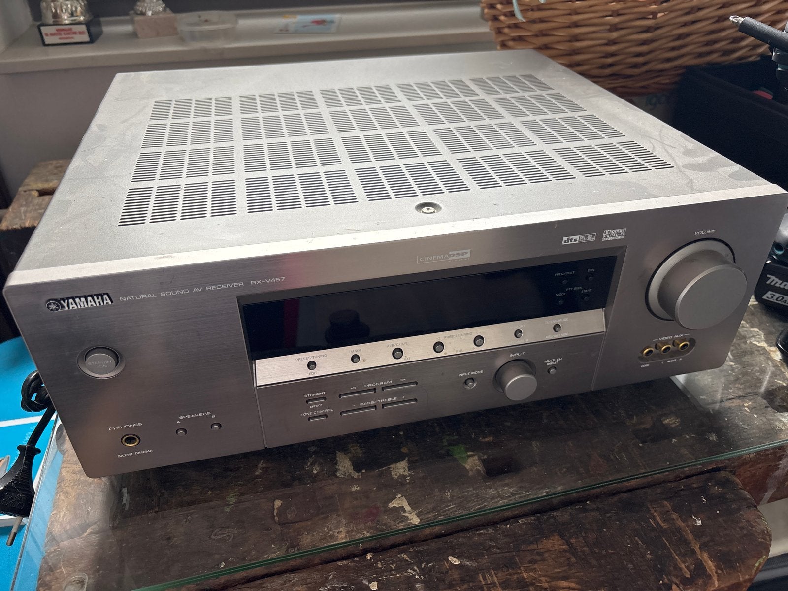 Yamaha RX-V457 Natural Sound AV Receiver, Gebruikt, Yamaha, Ophalen of Verzenden, 120 watt of meer