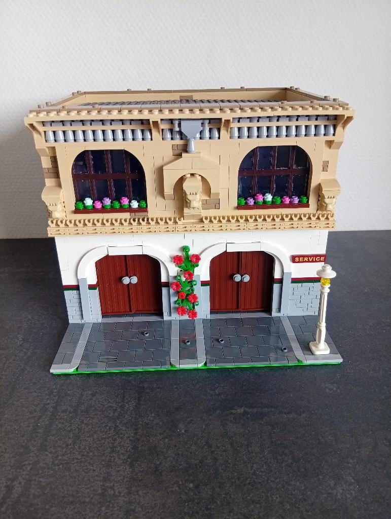 Lego moc garage, Ophalen, MOC (eigen creatie), Lego, Zo goed als nieuw