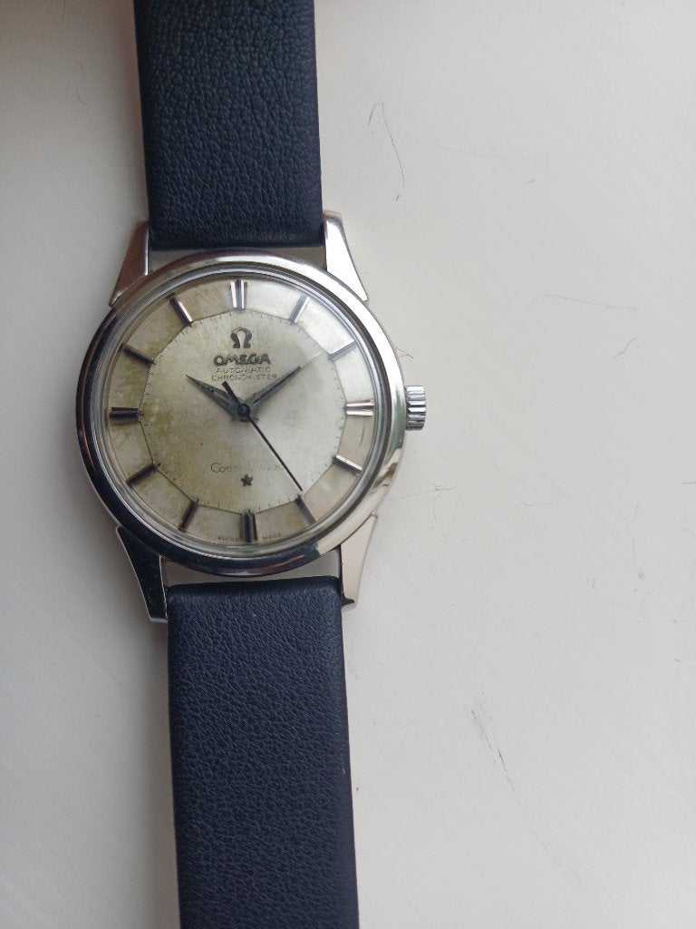 omega constellation automatic oud heren horloge, Sieraden, Tassen en Uiterlijk, Horloges | Antiek, Staal, Met bandje, Polshorloge