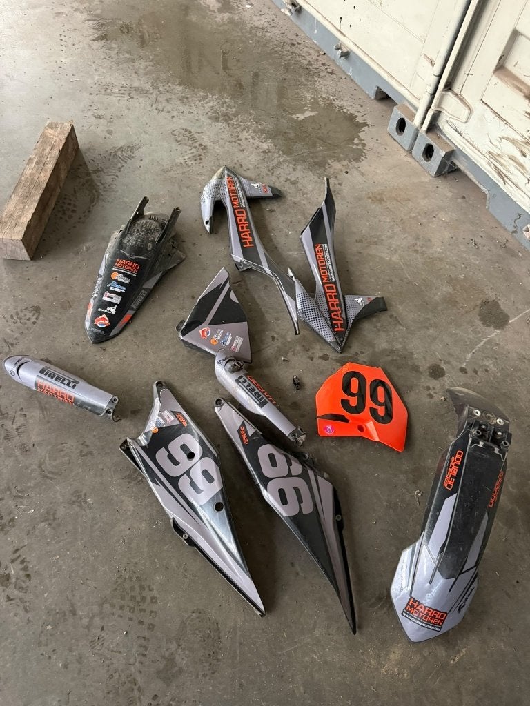 Ktm sx 125 kappen, Ophalen of Verzenden, Gebruikt