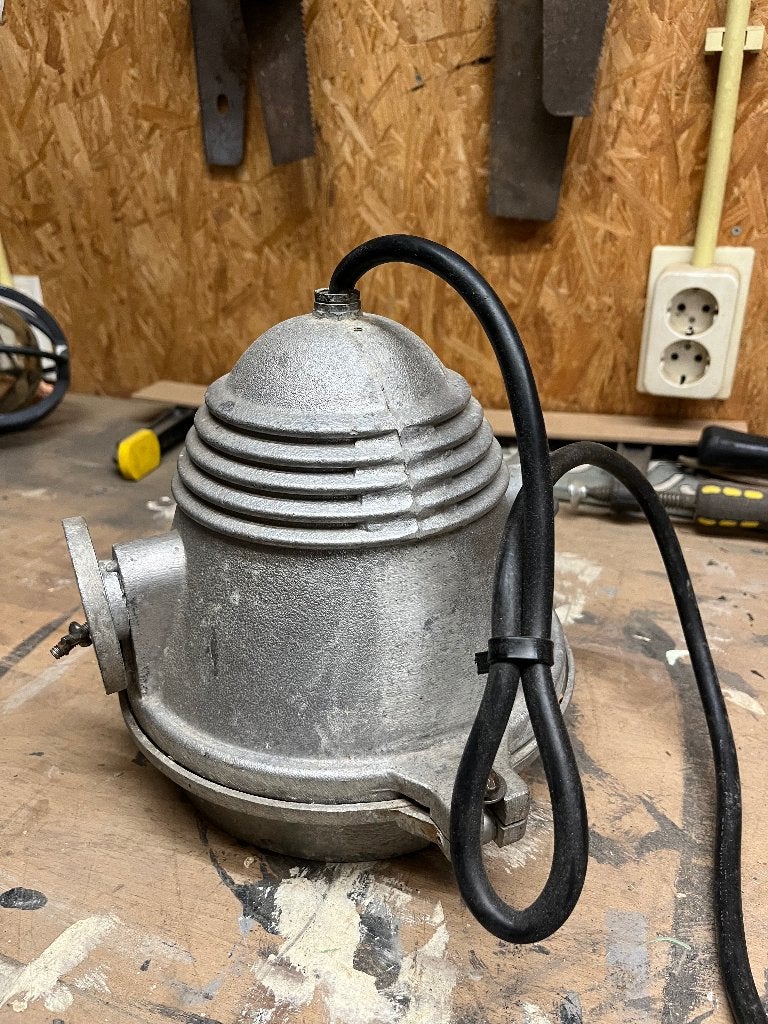Industriële wandlamp Bunkerlamp, Ophalen of Verzenden, Gebruikt, Metaal