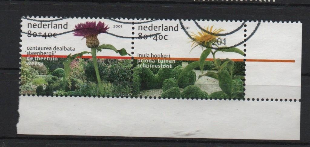 john ‹(•¿•)› nl k0853 zomerzegels 2001 combinatie, Ophalen of Verzenden, Na 1940, Gestempeld