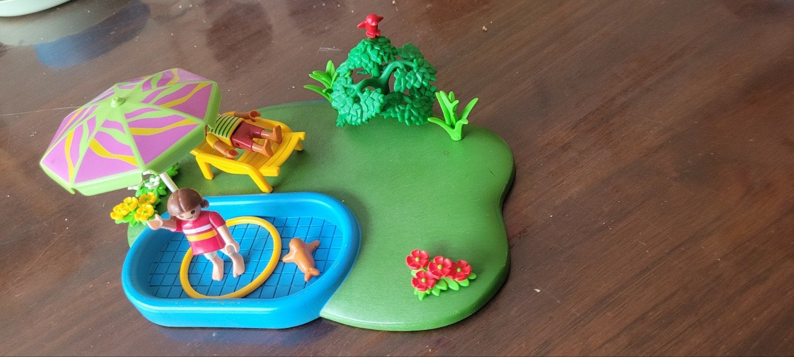 playmobile set zwembad 4140, Kinderen en Baby's, Gebruikt, Complete set, Ophalen of Verzenden, Summer fun
