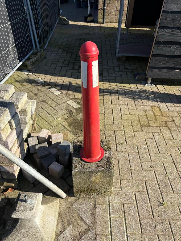 Afzetpaal, Ophalen, Gebruikt, Minder dan 180 cm, Palen