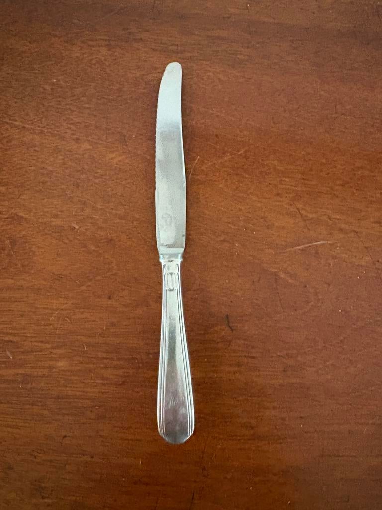 Gero 431 ‘rokje’ dinermes. 90 verzilverd, Ophalen of Verzenden