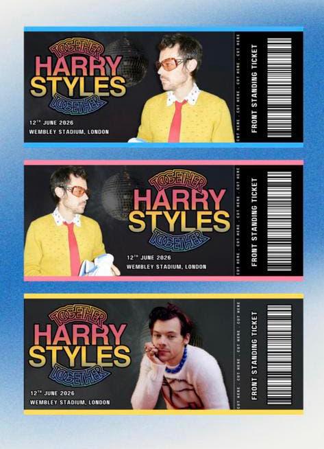 2 tickets gangpad Harry styles 26 mei, Tickets en Kaartjes, Theater | Musical, Twee personen, Mei