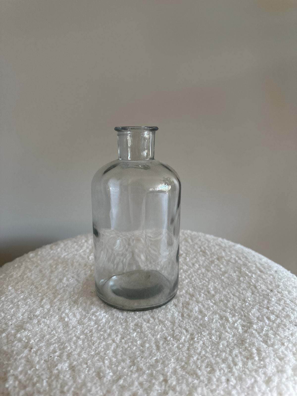 Glazen fles / vaasje, Ophalen