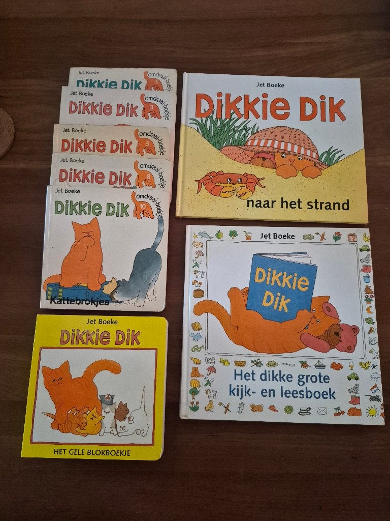 Dikkie Dik Boeken Collectie (8 stuks), Boeken, Gelezen, Jet Boeke, Ophalen of Verzenden, Uitklap-, Voel- of Ontdekboek