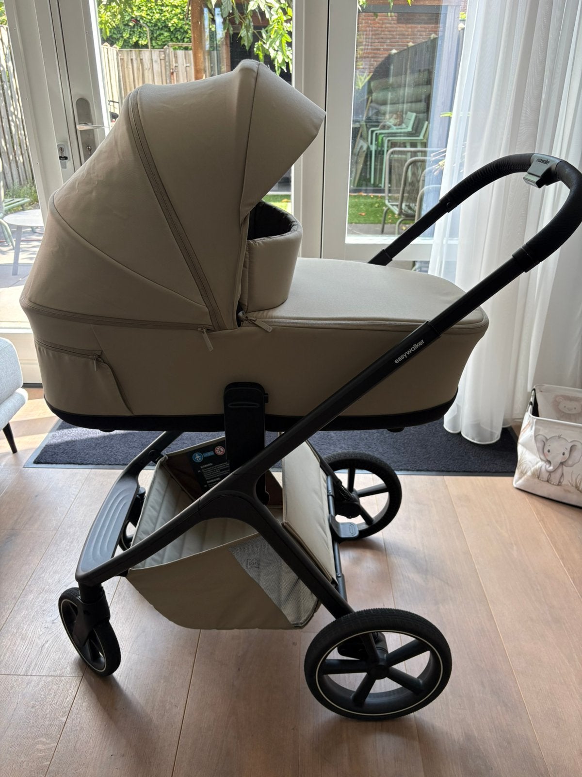 Splinternieuwe Easywalker Zoey inclusief footmuff & adapter, Nieuw, Combiwagen, Verstelbare duwstang, Ophalen