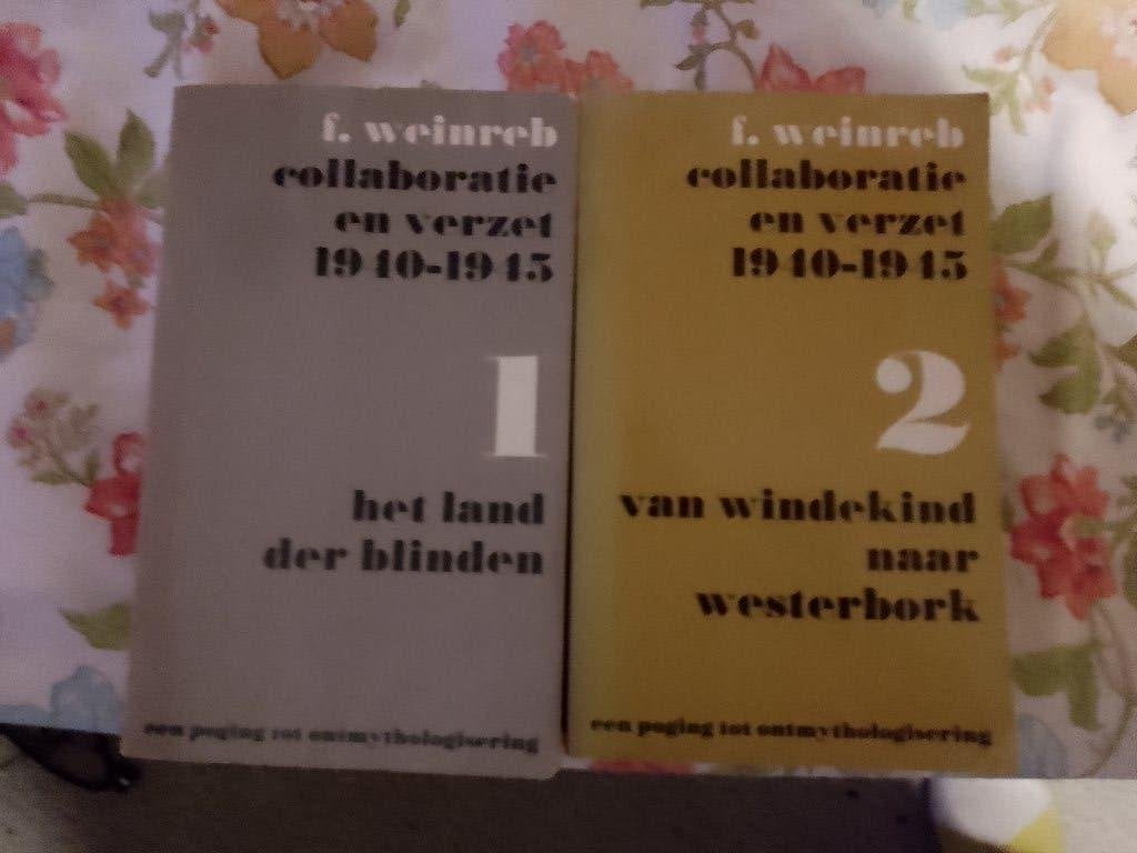 2 x  boek   oorlog collaboratie en verzet 1940-45 weinreb, Boeken, Ophalen of Verzenden, Tweede Wereldoorlog, Gelezen, Algemeen