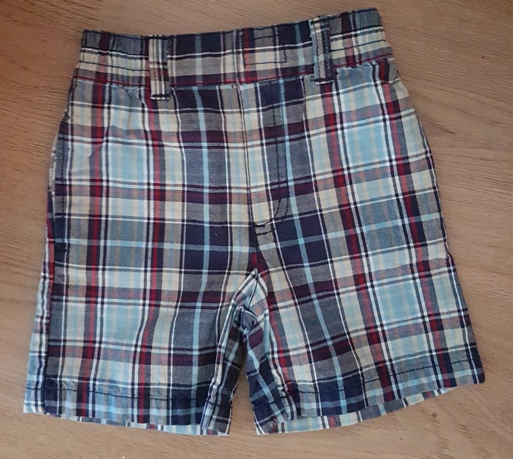 Geruite Gymboree short maat 68/74 *NIEUW* (0726) a, Kinderen en Baby's, Babykleding | Maat 68, Broekje, Gymboree, Nieuw, Ophalen of Verzenden