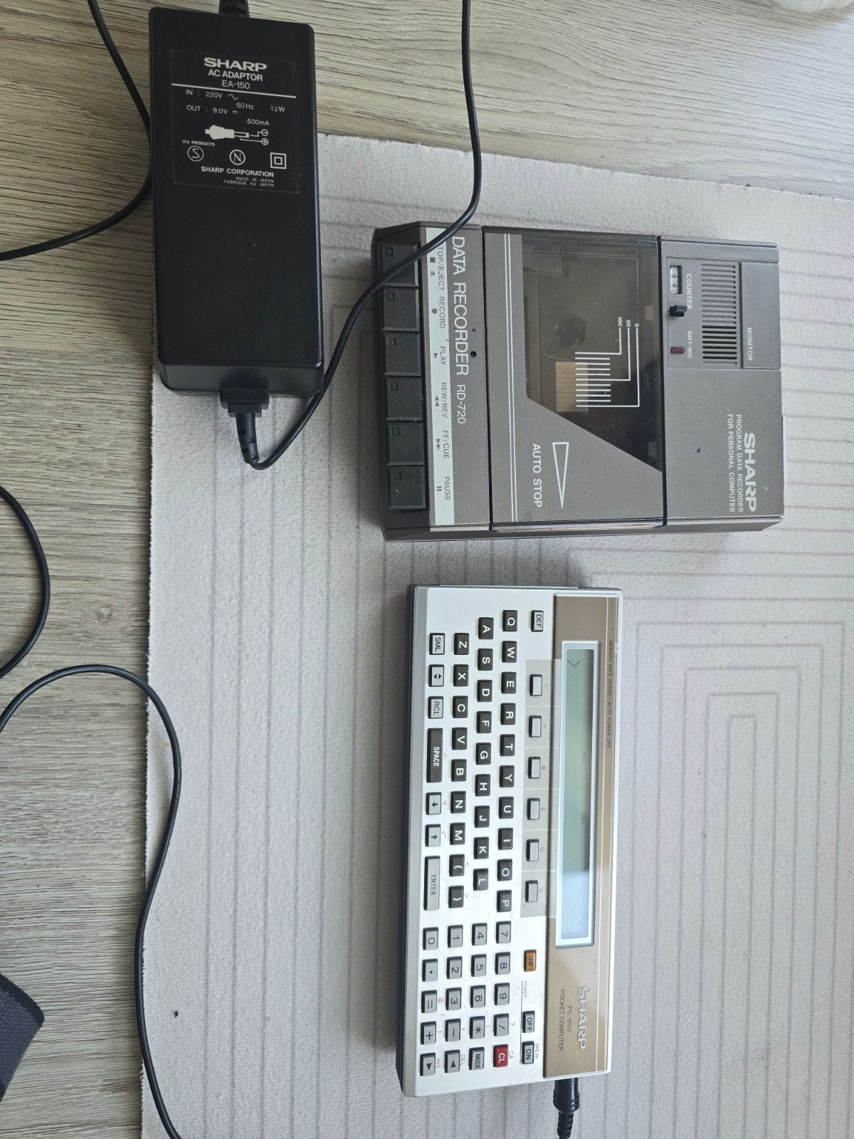 Sharp PC-1500 Pocket Computer met RD-720 Dataracorder, Ophalen, Sharp