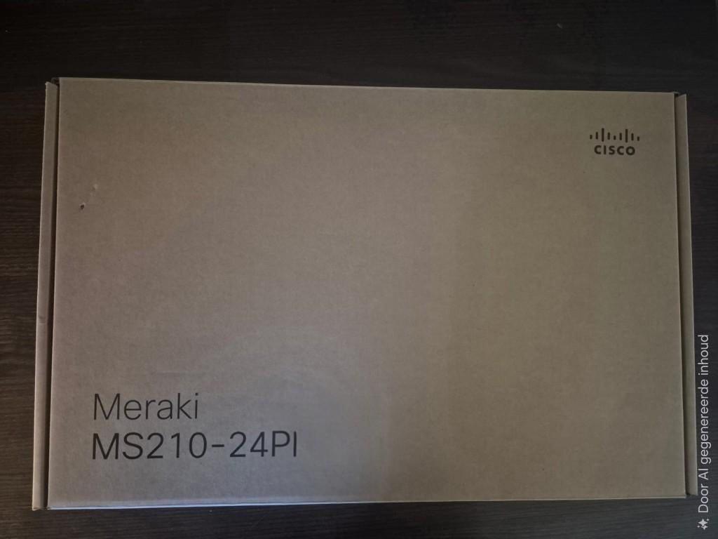 Cisco MS210-24P switch + 2x MR36 WiFi 6 access points, Computers en Software, Netwerk switches, Ophalen of Verzenden, Nieuw