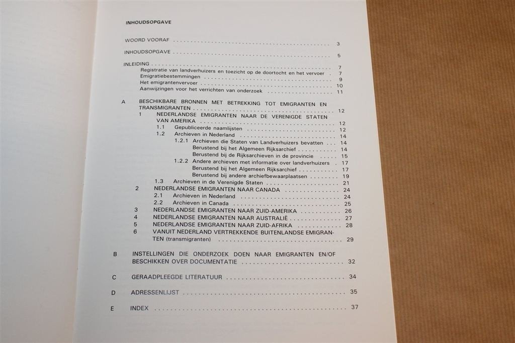 Landverhuizers [1996] —Onderzoek naar Nederlandse Emigranten, Ophalen of Verzenden, Zo goed als nieuw