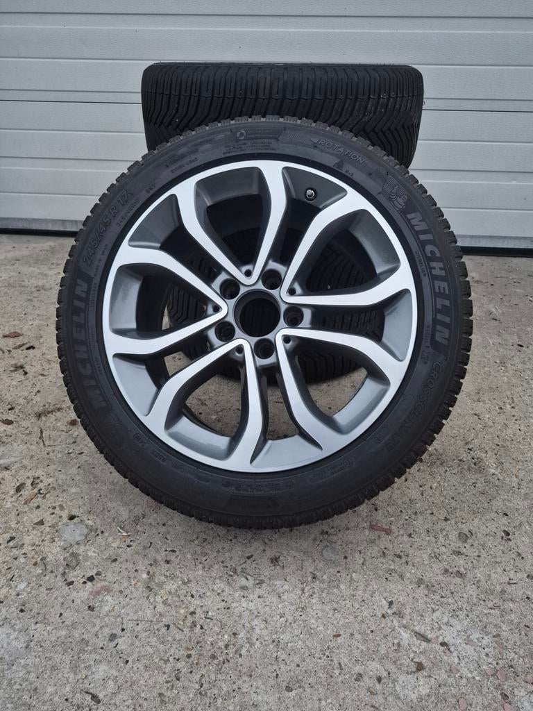 Mercedes breedset velgen, Auto-onderdelen, Banden en Velgen, Ophalen, Gebruikt, Banden en Velgen, 17 inch