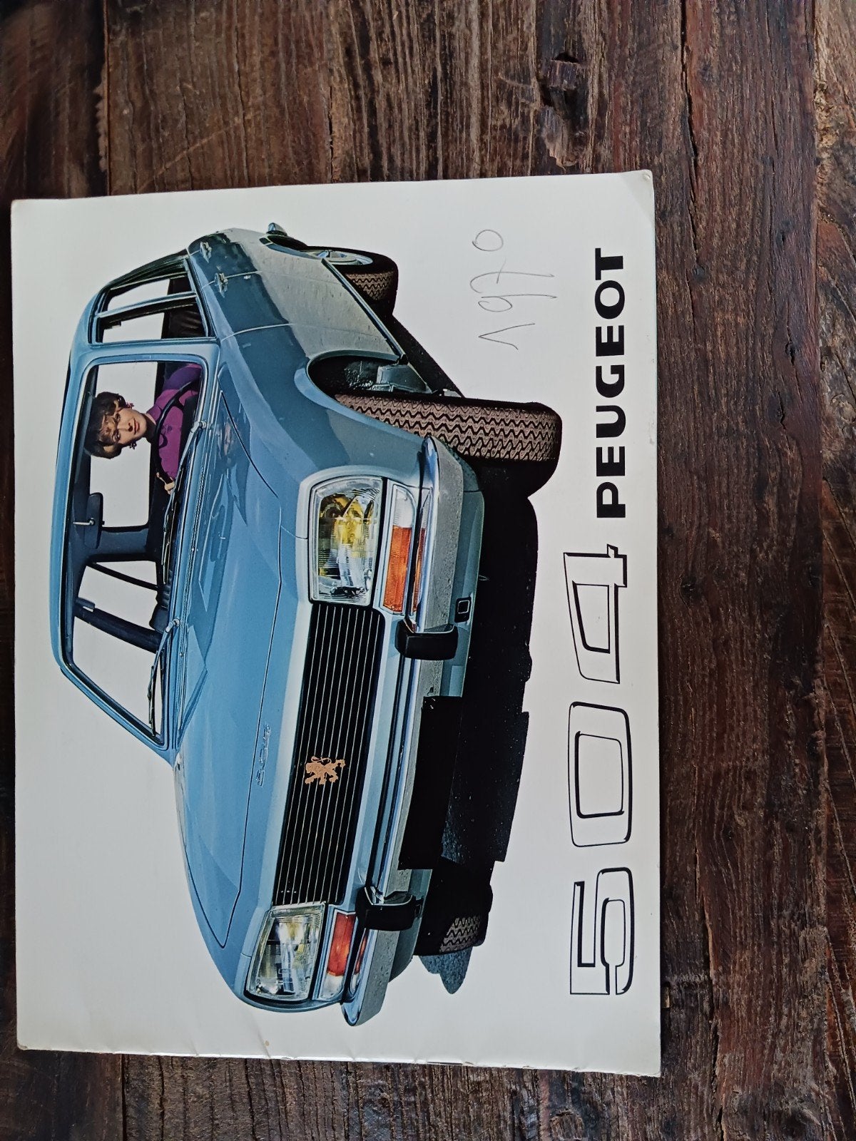 Peugeot 504 folder 1970, Ophalen of Verzenden, Gelezen, Peugeot