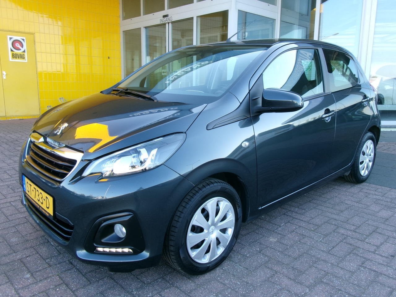Peugeot 108 1.0 VTI 5-DRS, AIRCO, BLUETOOTH, 67000KM. BTW, Auto's, Peugeot, Voorwielaandrijving, Stof, Gebruikt, Euro 6