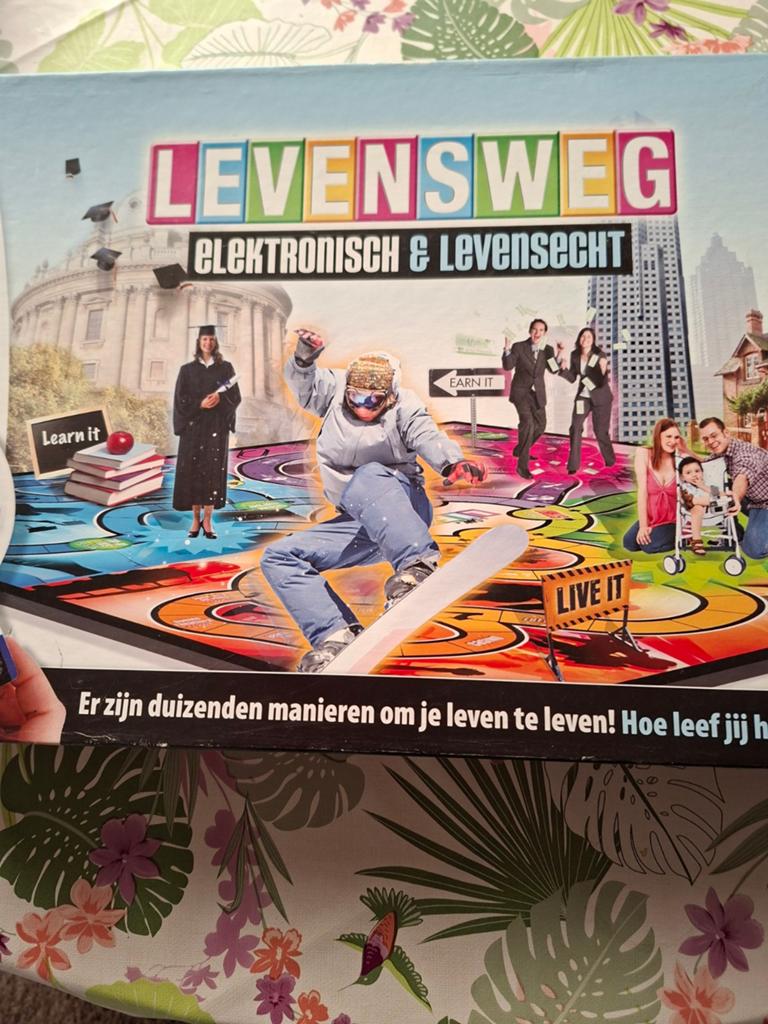 Spel Levensweg elektronisch & levensecht als nieuw, Ophalen of Verzenden, Zo goed als nieuw