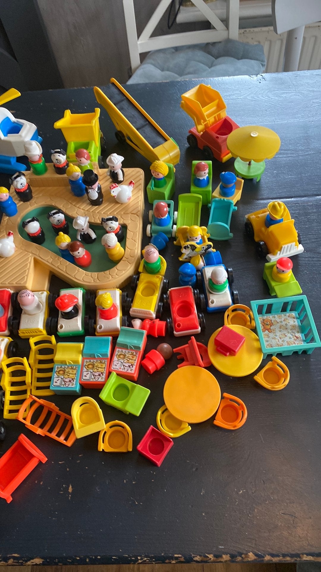 Mooie grote lit fisher price speelgoed, Ophalen of Verzenden, Gebruikt, Speelset