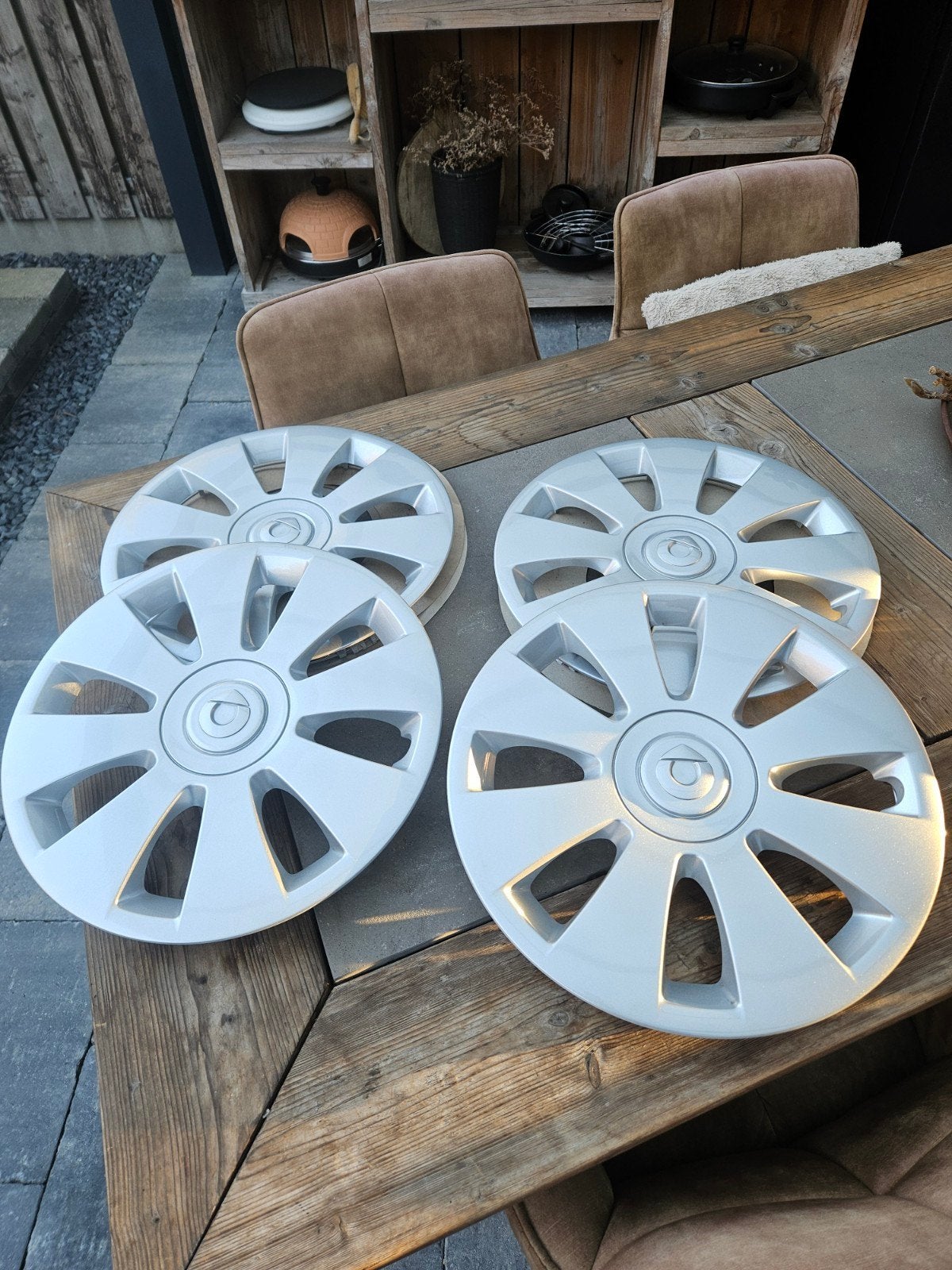 originele nieuwe smart 15 inch wieldoppen, Ophalen, Nieuw