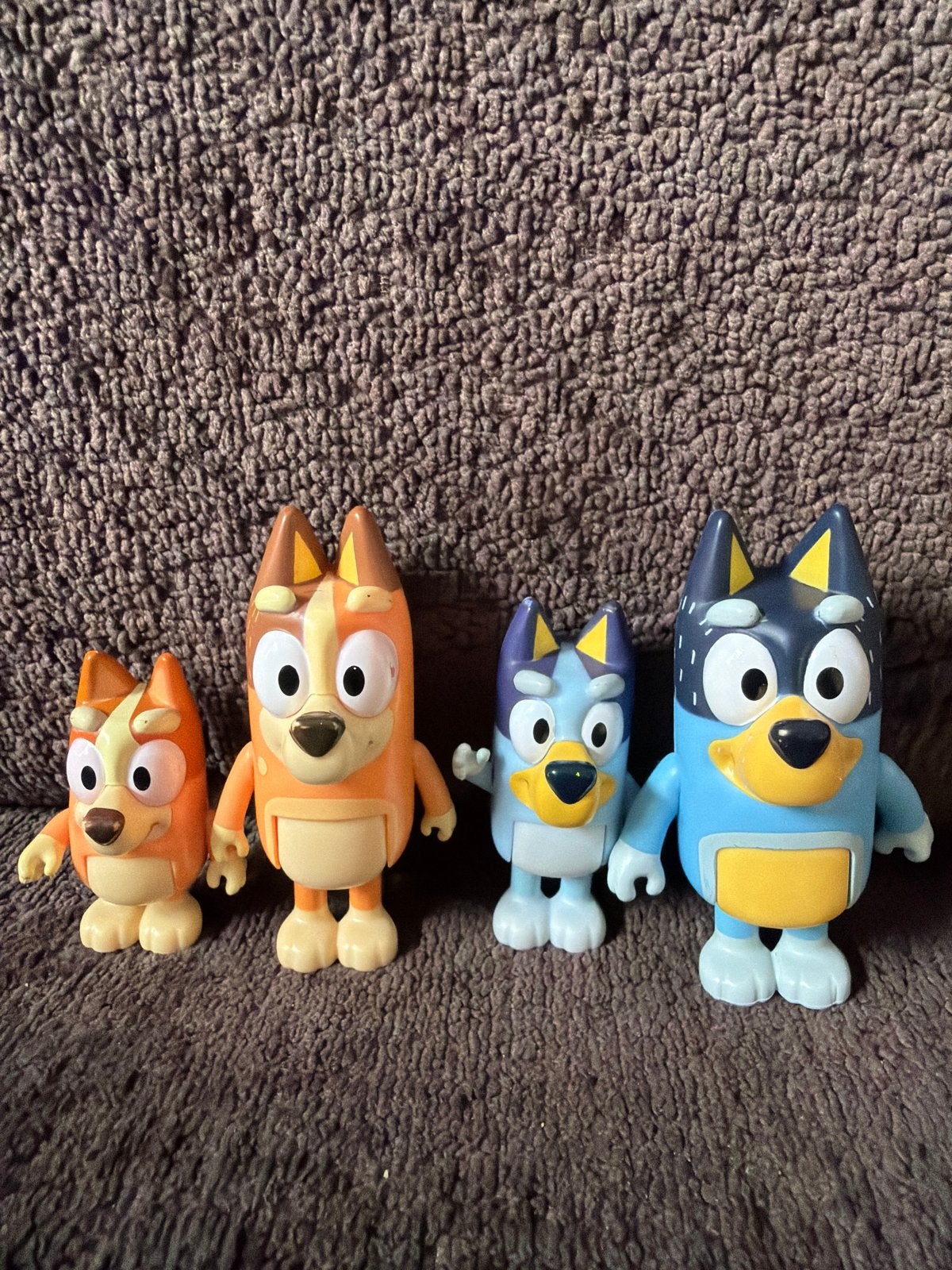 Bluey en Bingo speelfiguren set, Ophalen of Verzenden, Gebruikt