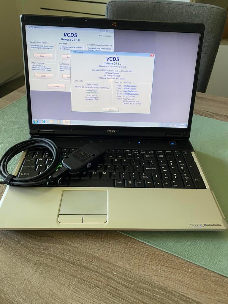 Diagnose systeem vcds vagcom vw seat skoda audi gereedschap, Ophalen of Verzenden, Zo goed als nieuw
