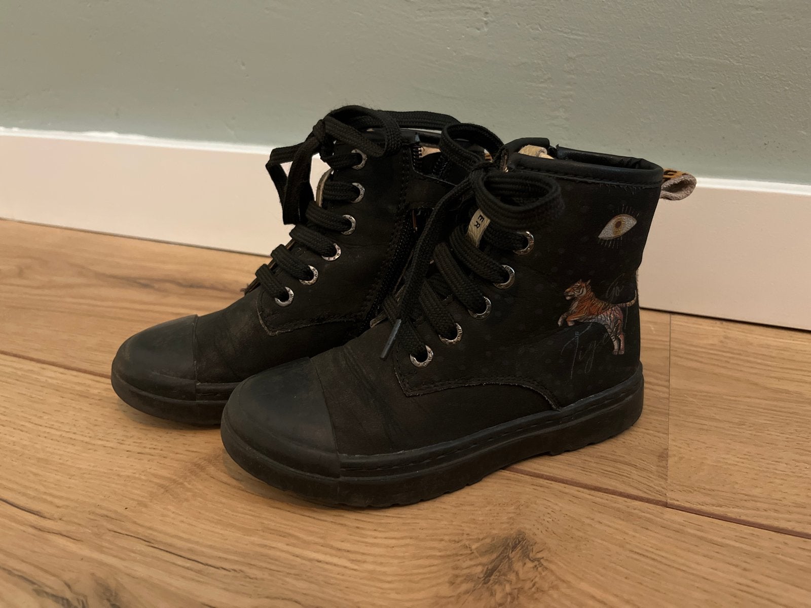 Stoere Shoesme laarzen maat 27 met tijgerprint, Jongen of Meisje, Ophalen of Verzenden, Laarzen, Zo goed als nieuw