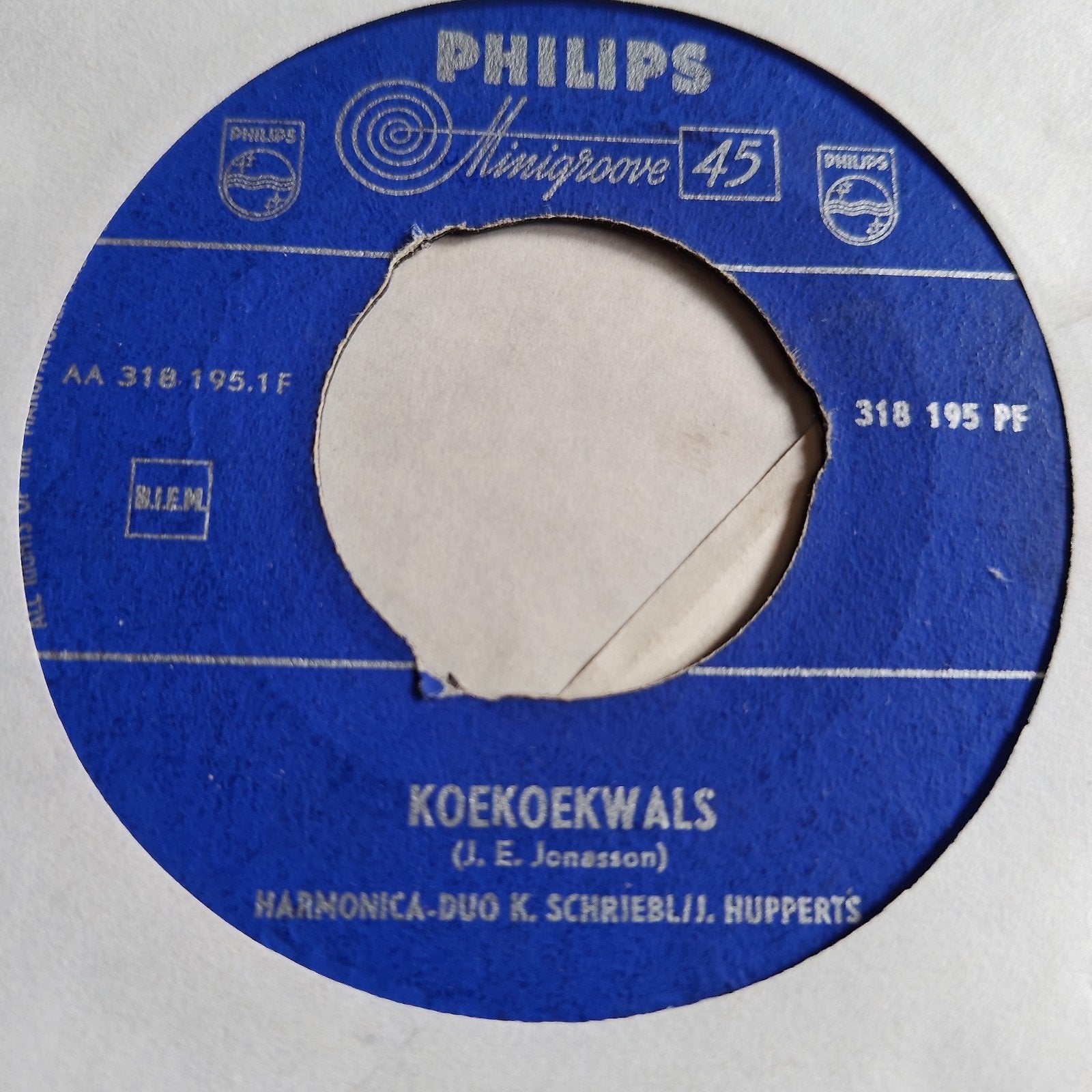 Koekoekwals - Harmonica-Duo K. Schriebl/J. Hupperts, Gebruikt, Overige genres, 7 inch, Ophalen of Verzenden
