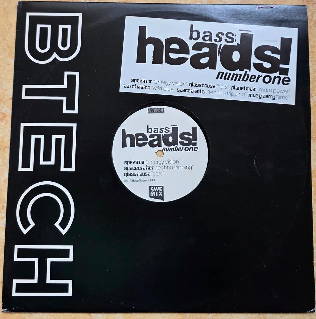 BASS HEADS NUMBER ONE @ SWEMIX, Verzenden, Zo goed als nieuw, 12 inch, Techno of Trance