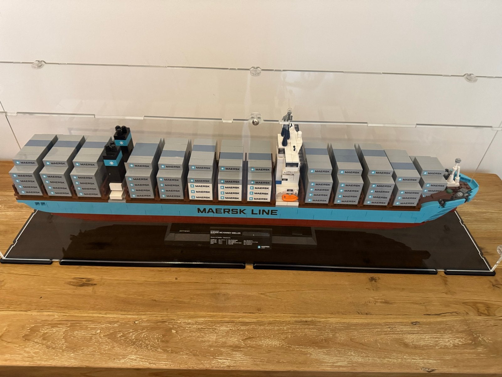 LEGO Creator Expert 10241 Maersk Line Triple-E met display, Ophalen, Zo goed als nieuw