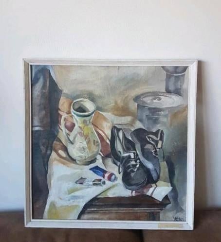 olieverf schilderij Veszi Tibor Hongarije., Ophalen