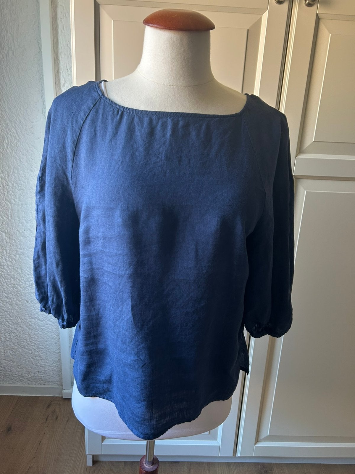 Marc O’Polo donker blauw shirt maat 36/38 donker blauw, Kleding | Dames, Ophalen of Verzenden, Zo goed als nieuw, Maat 36 (S)