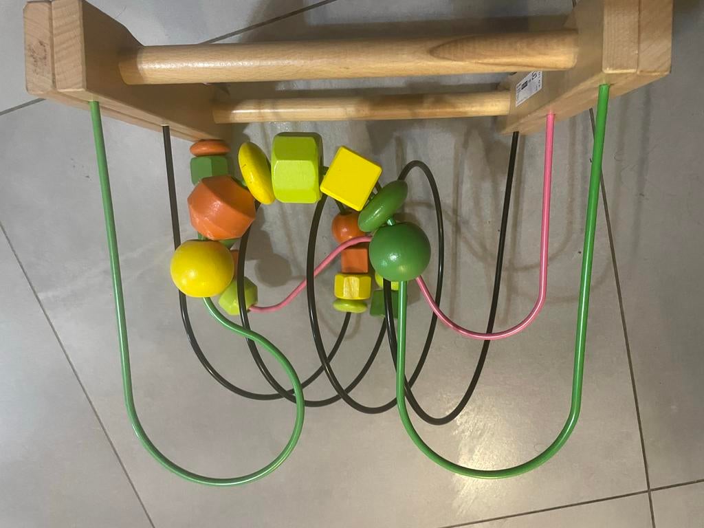 IKEA MULA kralenframe - Houten kralen spiraal, Kinderen en Baby's, Ophalen of Verzenden, Gebruikt, Overige typen