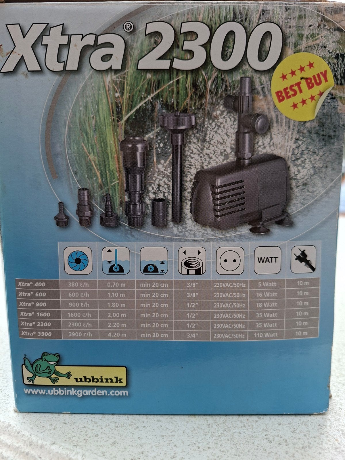 Ubbink Xtra 2300 vijverpomp, Tuin en Terras, Vijvers, Ophalen of Verzenden, Zo goed als nieuw