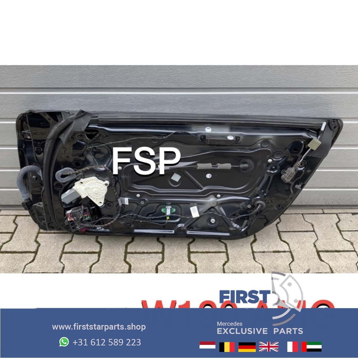 W190 C190 R190 AMG GT GTC GTR DEUR RECHTS PORTIER ZWART Orig, Gebruikt, -, Deur, Ophalen of Verzenden