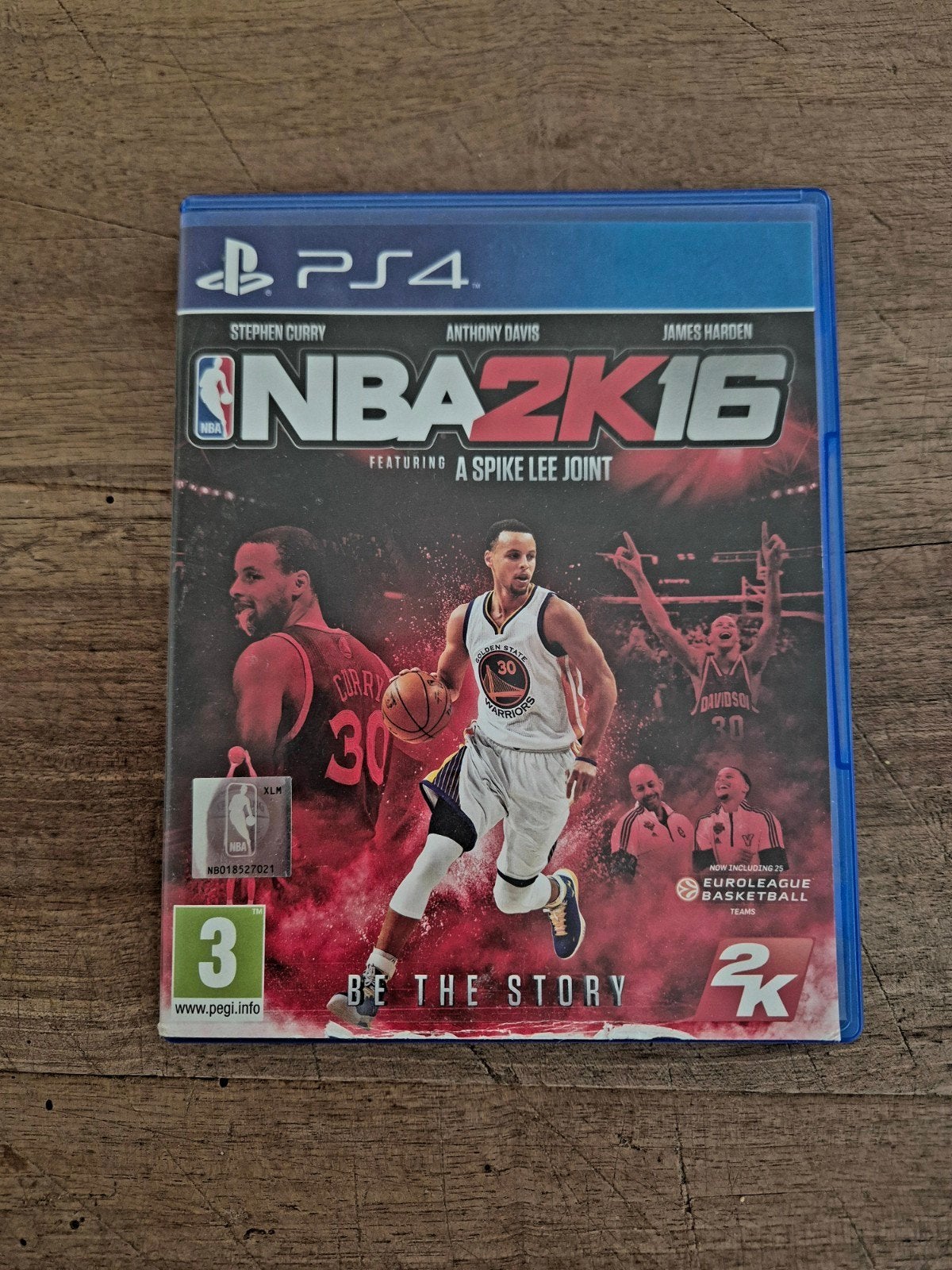 NBA 2K16 PS4 - Basketbalgame met Stephen Curry, Spelcomputers en Games, 2 spelers, Ophalen of Verzenden, Zo goed als nieuw, Eén computer