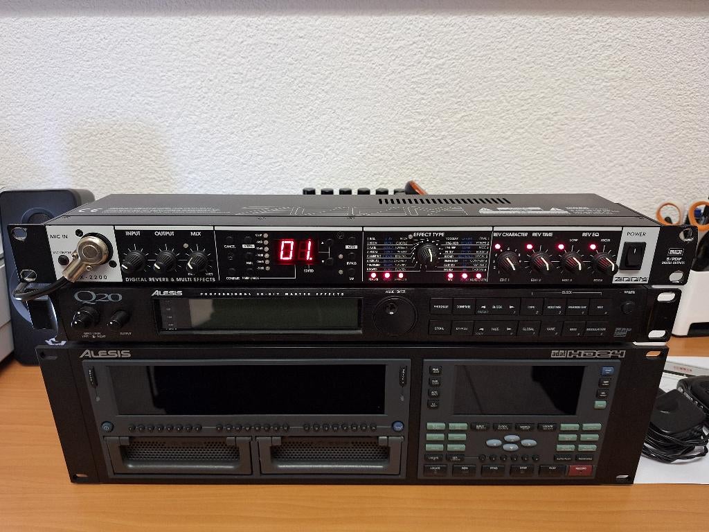 ZOOM RFX DIGITAL REVERB Met EFTP, Muziek en Instrumenten, Effecten, Ophalen, Gebruikt, Delay of Echo