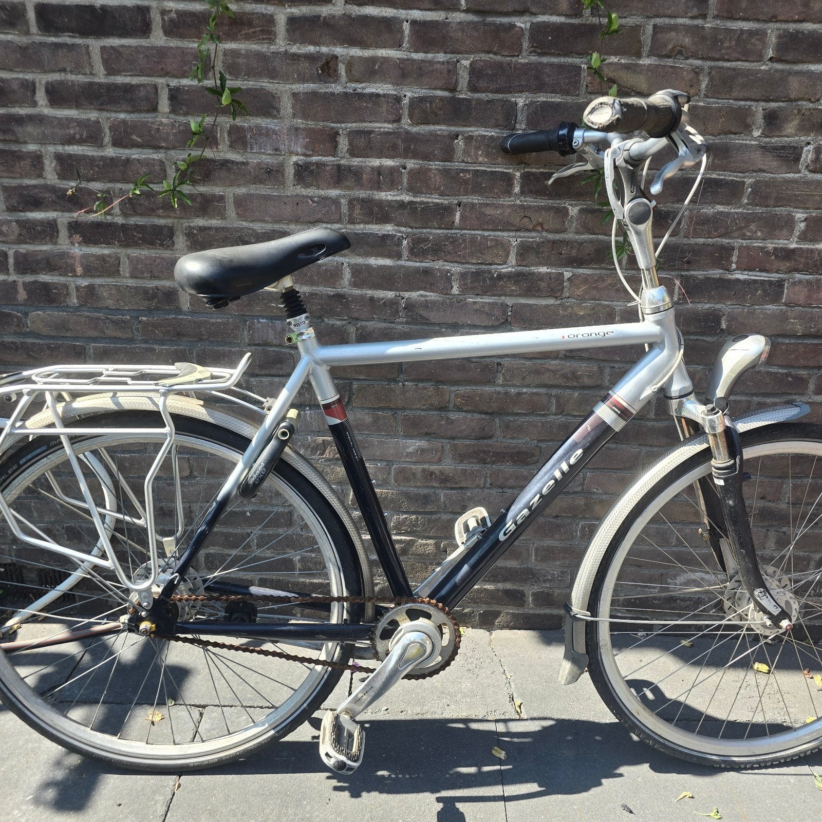 Gazelle Orange herenfiets - stationsfiets, 57 tot 61 cm, Ophalen, Zo goed als nieuw
