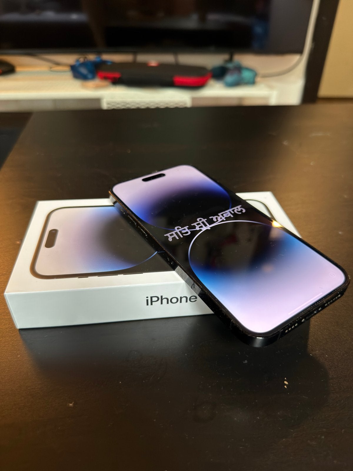 iPhone 14 Pro Max 256GB Zwart, Zwart, Zo goed als nieuw, 84 %, Zonder simlock