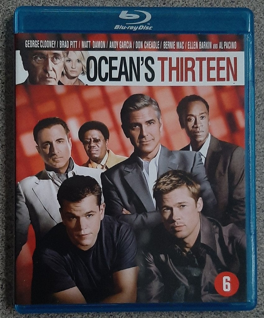 Blu-ray Ocean's Thirteen, Cd's en Dvd's, Blu-ray, Zo goed als nieuw, Actie, Ophalen of Verzenden