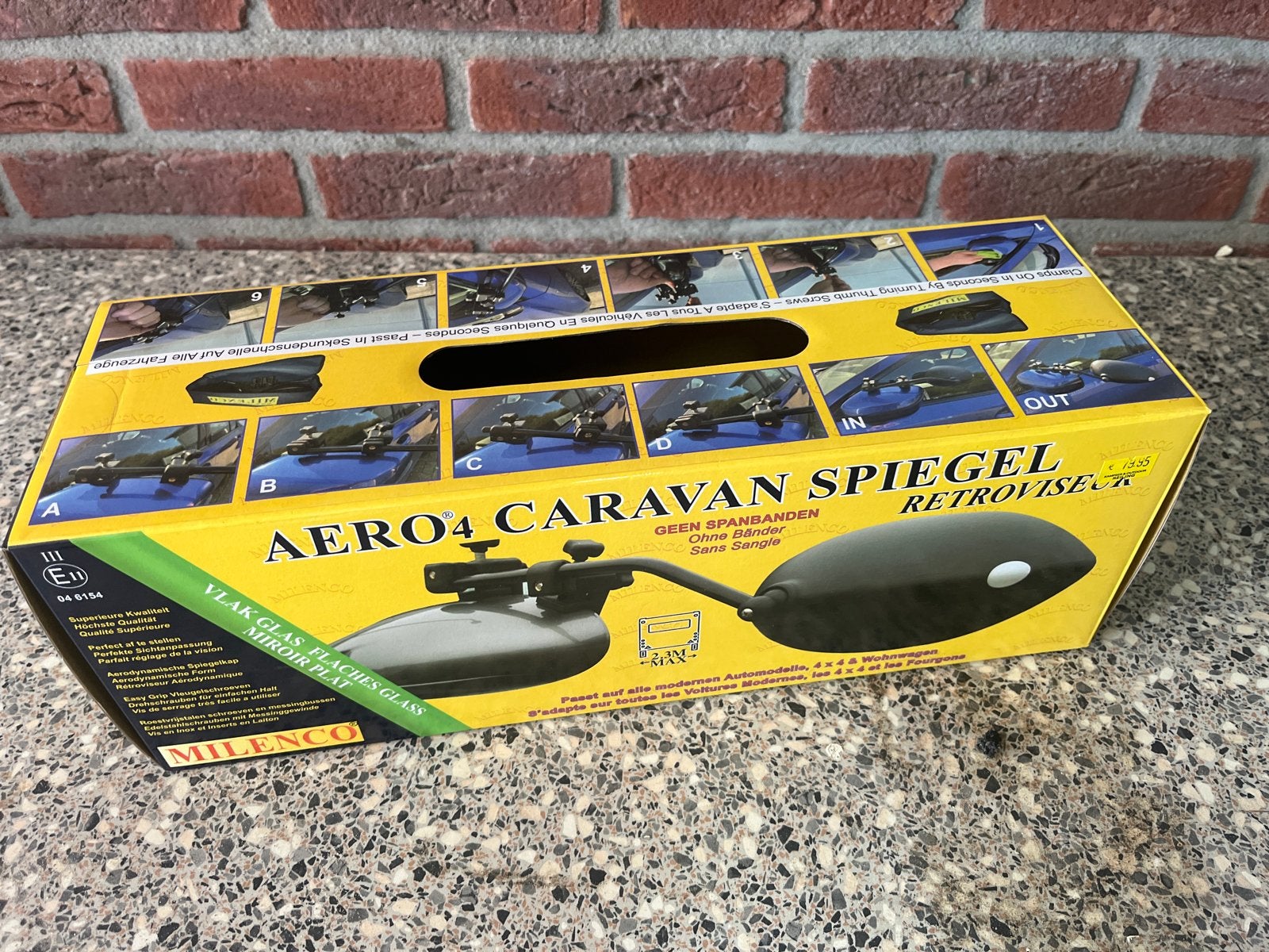 Milenco Aero4 Caravan Spiegel - Nieuw in Doos, Caravans en Kamperen, Caravan accessoires, Ophalen, Nieuw