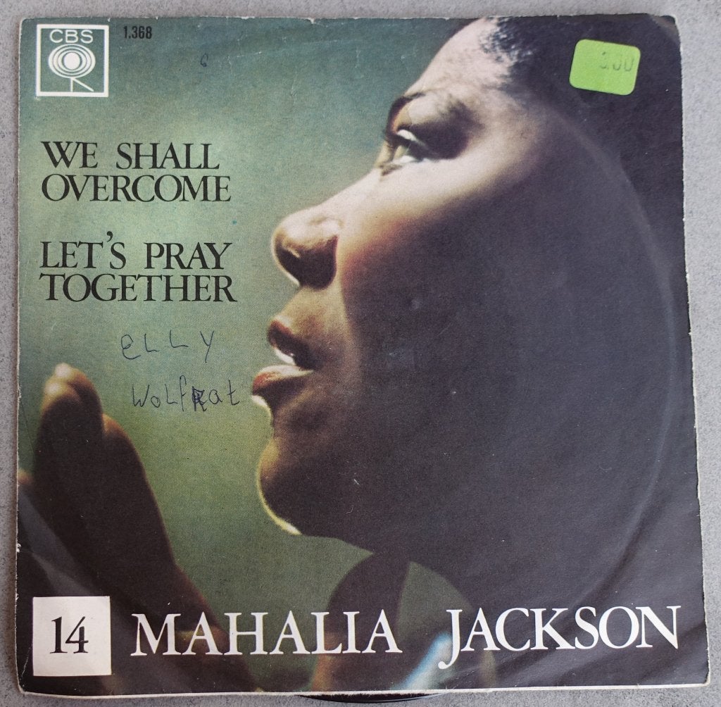 Mahalia Jackson - We Shall Overcome / Let's Pray Together, Cd's en Dvd's, 7 inch, Zo goed als nieuw, Overige typen, Fotohoes