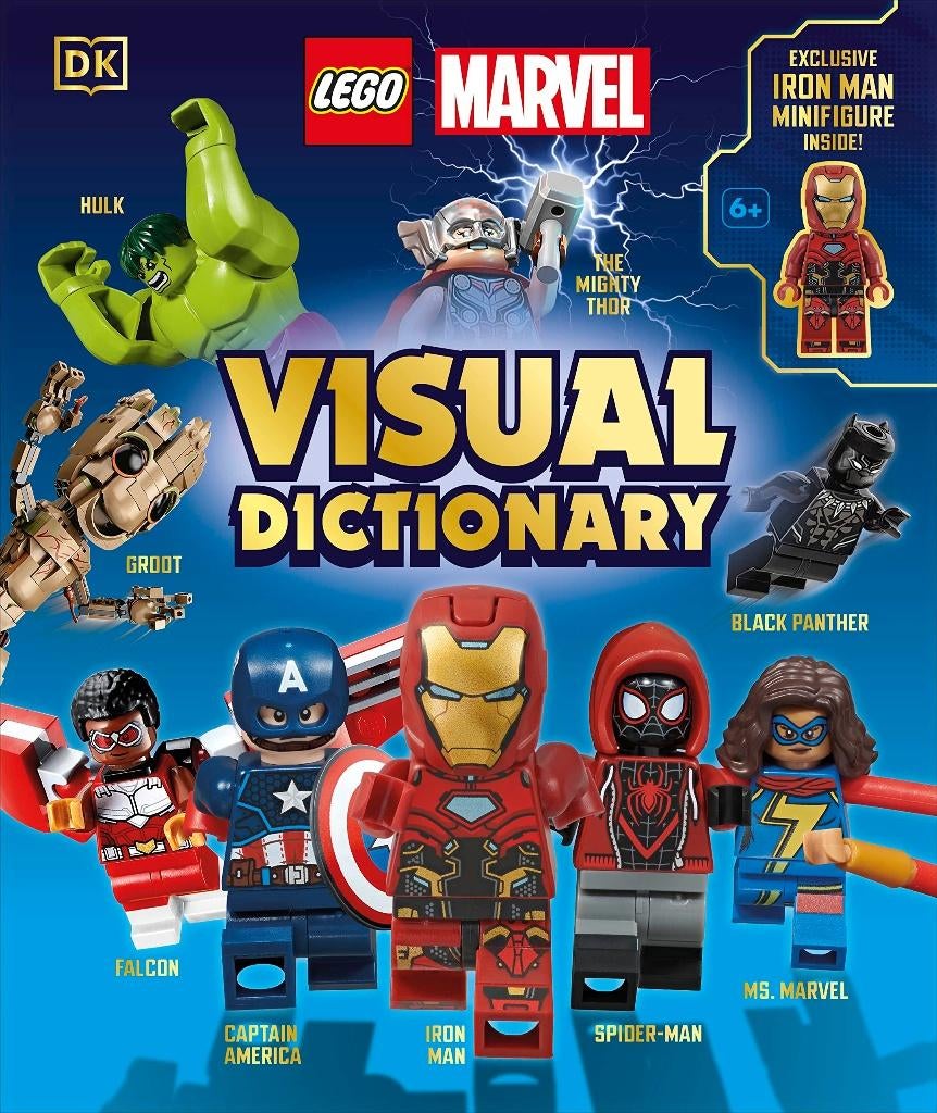 LEGO - Marvel Visual Dictionary + unieke Iron-Man minifig, Marvel, Lego, Overige typen, Nieuw