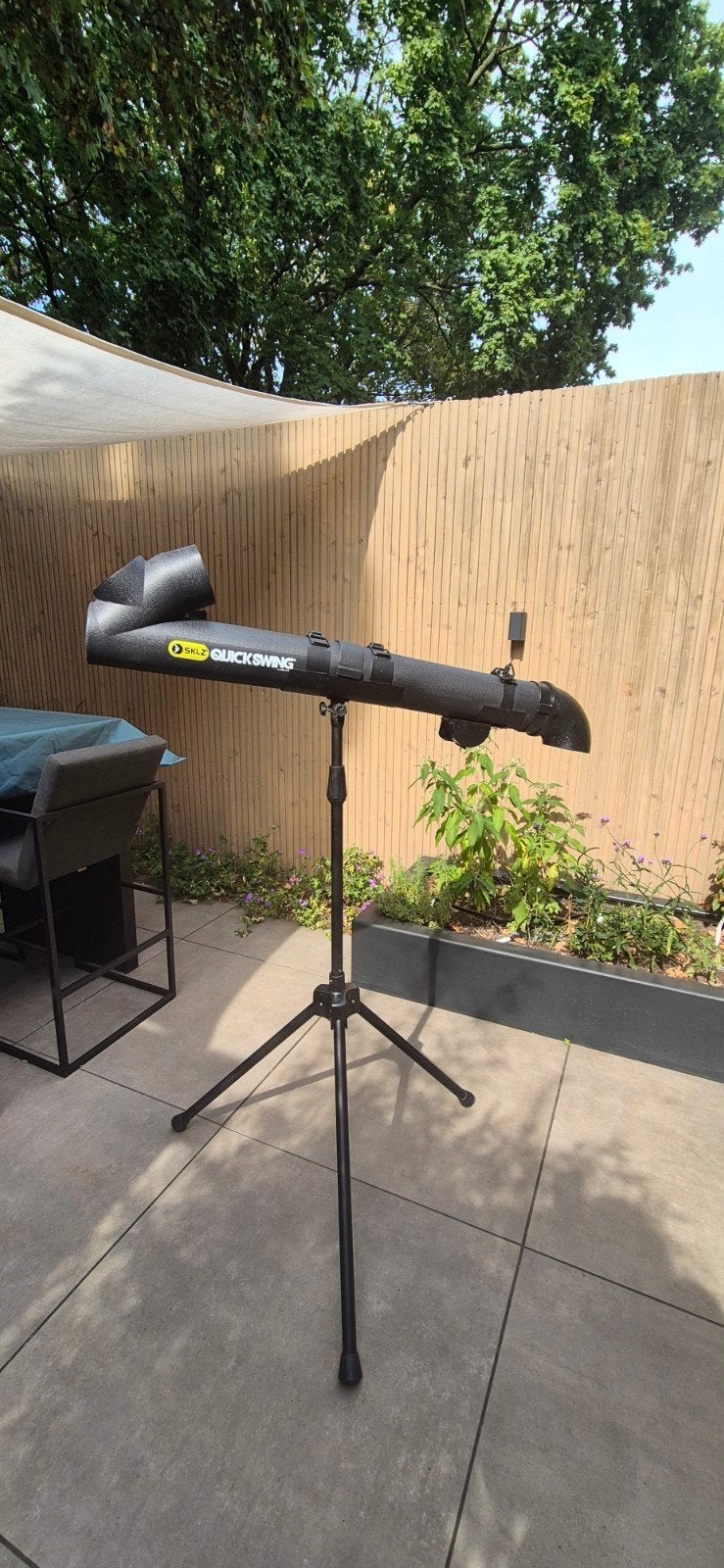 Honkbal swingtrainer met ballen, Ophalen, Zo goed als nieuw, Honkbal