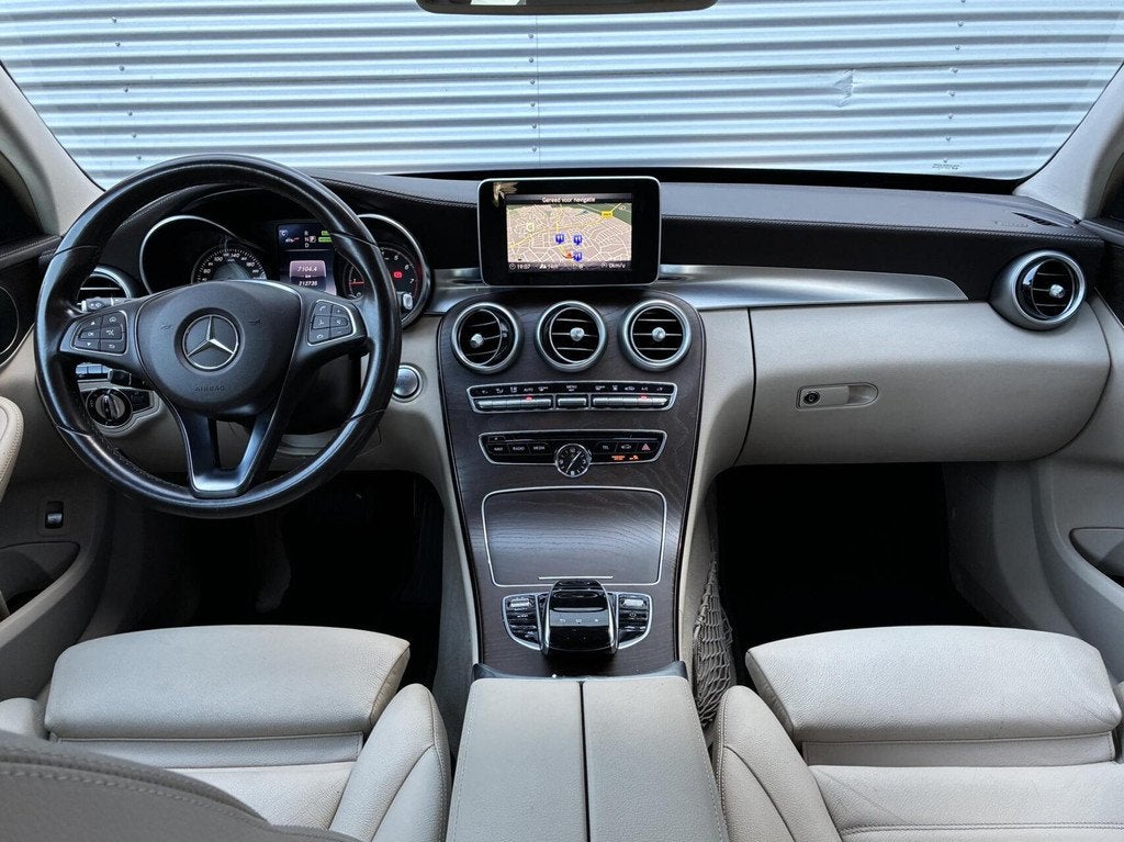 Mercedes C-klasse Estate 350 e Lease Edition Head Up Led Lee, Auto's, Automaat, Achterwielaandrijving, Gebruikt, Blauw